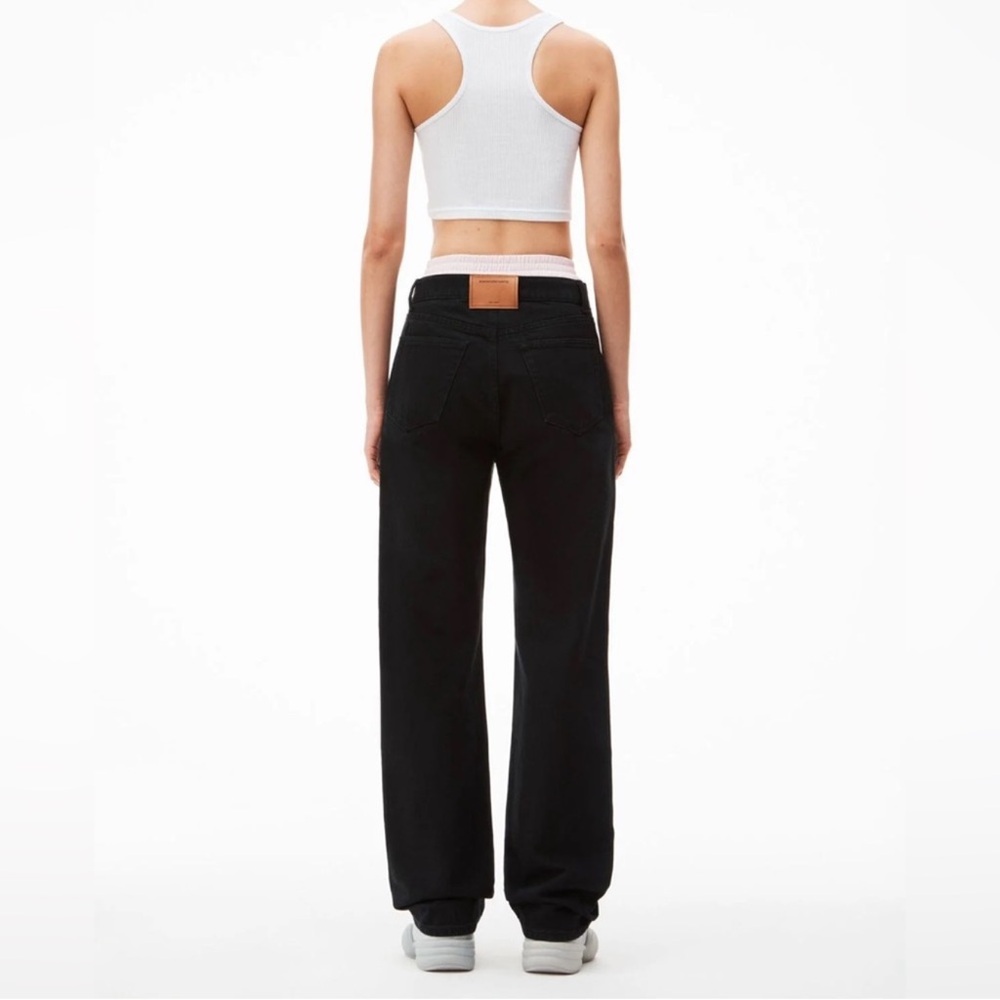 Alexander Wang Women's Black High Rise Jeans